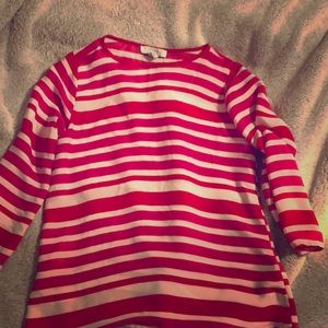 Semi sheer stripped top